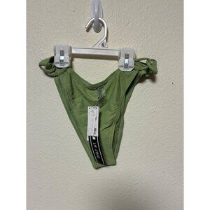 NWT Damsel High Leg Bikini Bottom Swimsuit Summer Beach Vacation Green Size XL